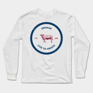 For smoker lover great father day gift ideas 2021 Long Sleeve T-Shirt